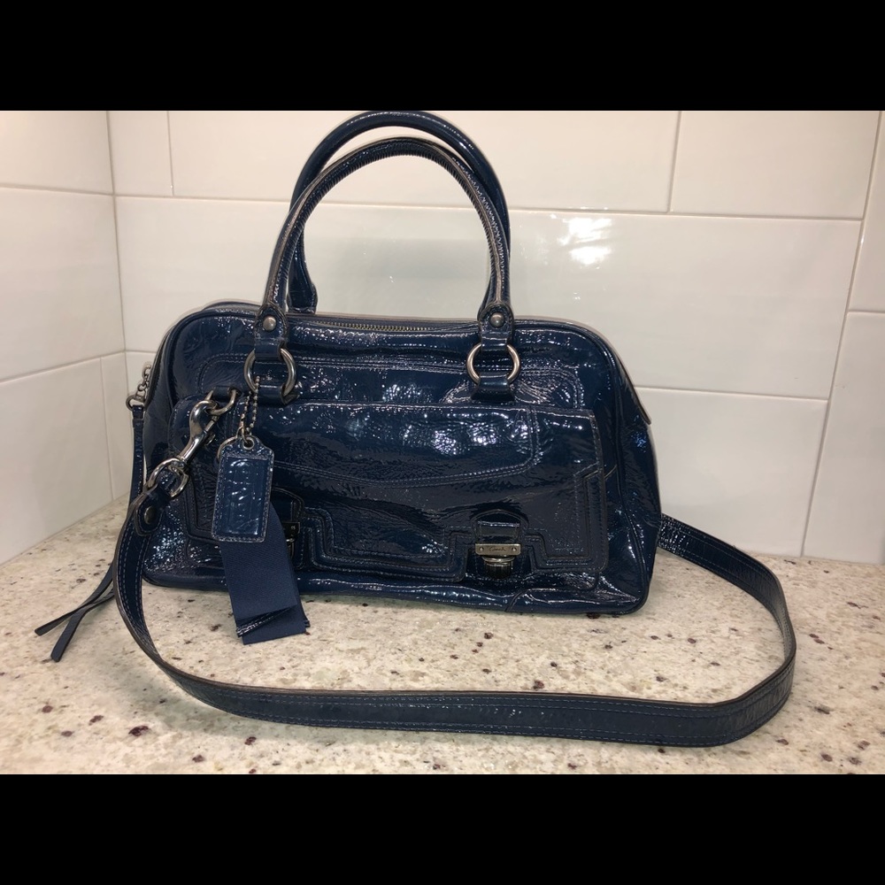 Coach bag with crossbody strap